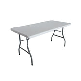 Masa de conferinte de gradina Aprilia Alb 152x76x74 cm