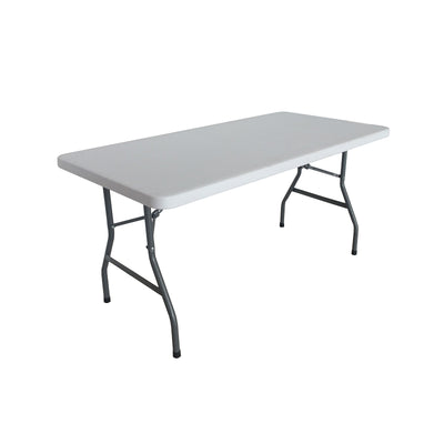 Masa de conferinte de gradina Aprilia Alb 152x76x74 cm