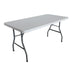 Masa de conferinte de gradina Aprilia Alb 198x90x74 cm