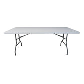 Masa de conferinte de gradina Aprilia, Alb, 198x90x74 cm, imagine suplimentara