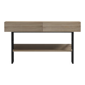 Masa de Consolă cu functie Vien, Lemn, Sonoma - Negru, 139x43x75 cm, imagine suplimentara