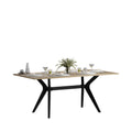 Masă de Dining Adore Luna, Stejar, 181x75x90 cm, perspectiva suplimentara