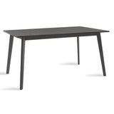 Masa de dining Benson, furnir, Gri rustic, 150x90x75 cm - Antracit