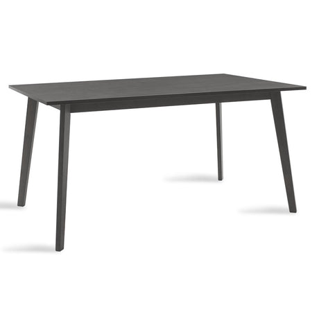 Masa de dining Benson, furnir, Gri rustic, 150x90x75 cm