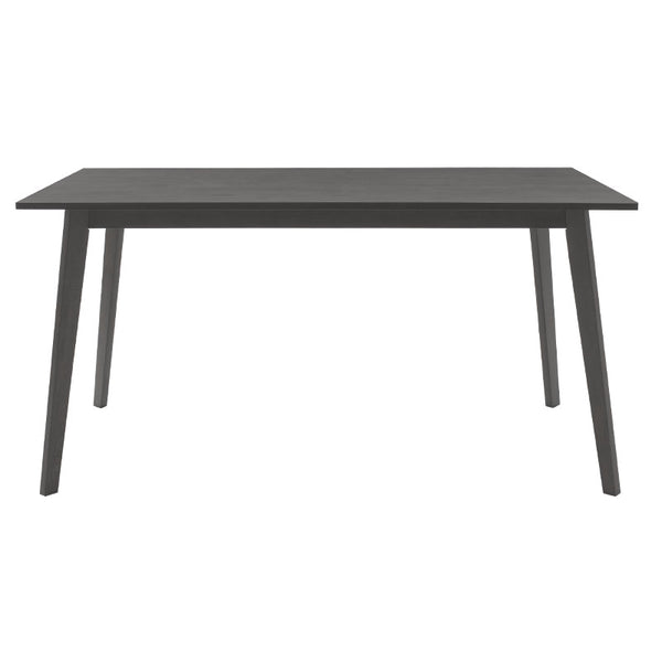 Masa de dining Benson, furnir, Antracit - Nuc, 150x90x75 cm