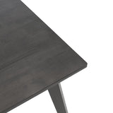 Masa de dining Benson, furnir, Gri rustic, 150x90x75 cm - Antracit