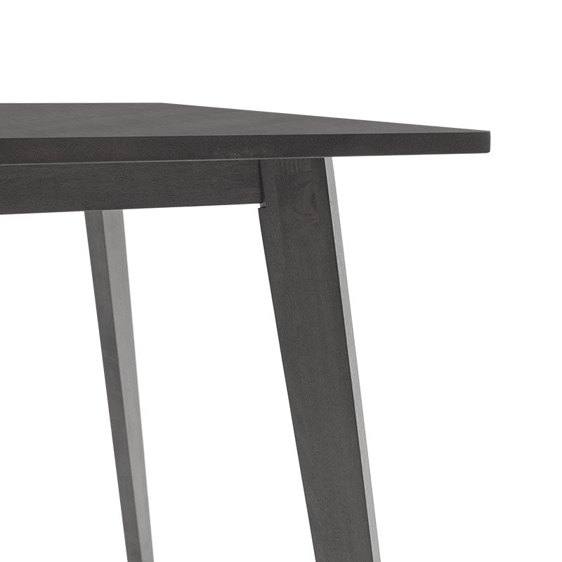 Masa de dining Benson, furnir, Gri rustic, 150x90x75 cm - Antracit