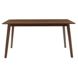 Masa de dining Benson, furnir, Gri rustic, 150x90x75 cm - Nuc