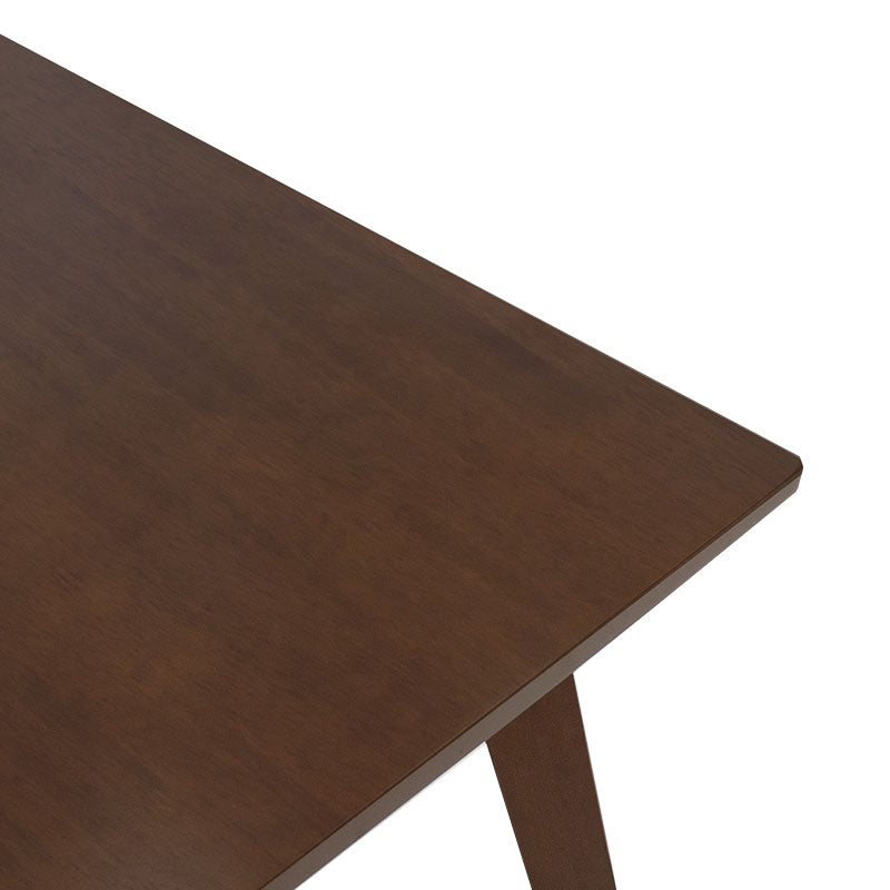 Masa de dining Benson, furnir, Gri rustic, 150x90x75 cm - Nuc