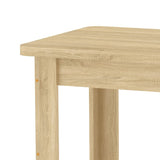 Masa de dining Celeste din nuc, alb, sonoma, 100x60x74 cm - Sonoma