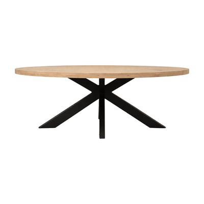 Masă de dining cu blat din lemn masiv mango Jenma, Natur, 180x90x76 cm, imagine suplimentara
