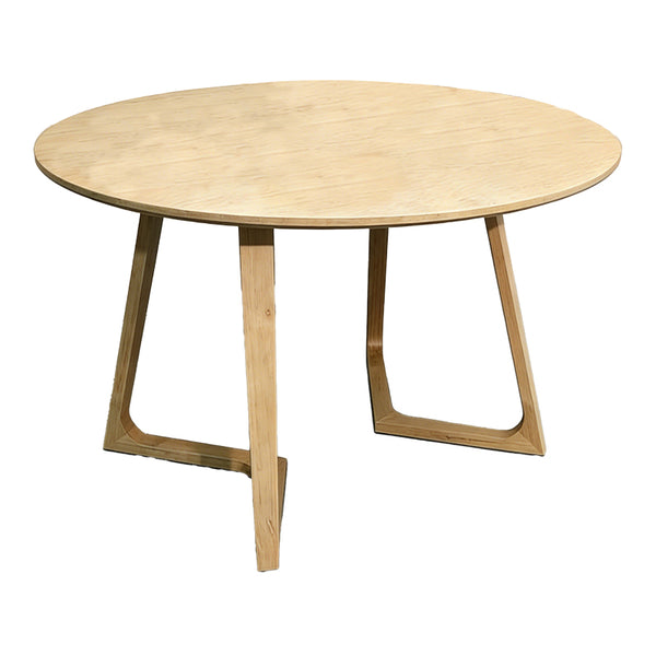 Masă de dining cu blat mdf Sedria, Natural - Nuc, 120x75 cm