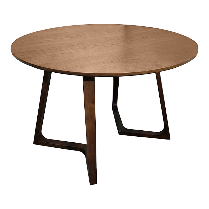 Masă de dining cu blat mdf Sedria, Natural - Nuc, 120x75 cm - Nuc