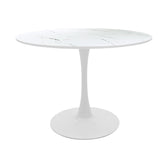 Masa de dining cu scaune incluse Balou-Parker 5 piese, alb, 120x73 cm, foto produs