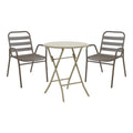 mobilier de gradina Masa de dining cu set scaune Albero-Sussie, Metal, 60x70 cm