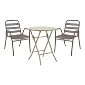 mobilier de gradina Masa de dining cu set scaune Albero-Sussie, Metal, 60x70 cm