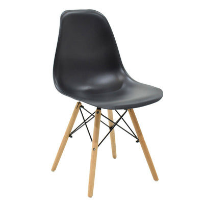 Masa de dining Manka I-Julita set de 3 pieseton, sonoma -negru, 80x80x77 cm, imagine suplimentara