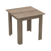 Masa de dining Manka I-Julita set de 3 pieseton, sonoma -negru, 80x80x77 cm, foto produs