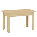 Masa de dining Quiin, extensibila, nuc, 120-174x70x74 cm - Sonoma