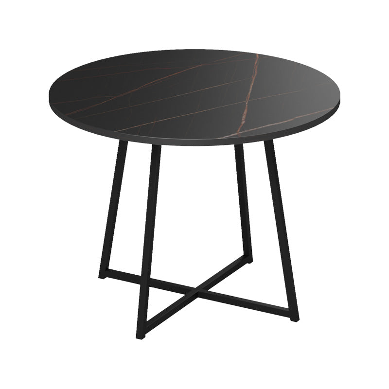 Masa de dining Sarah I, Marmura Neagra, Negre, 100x76 cm, detaliu produs