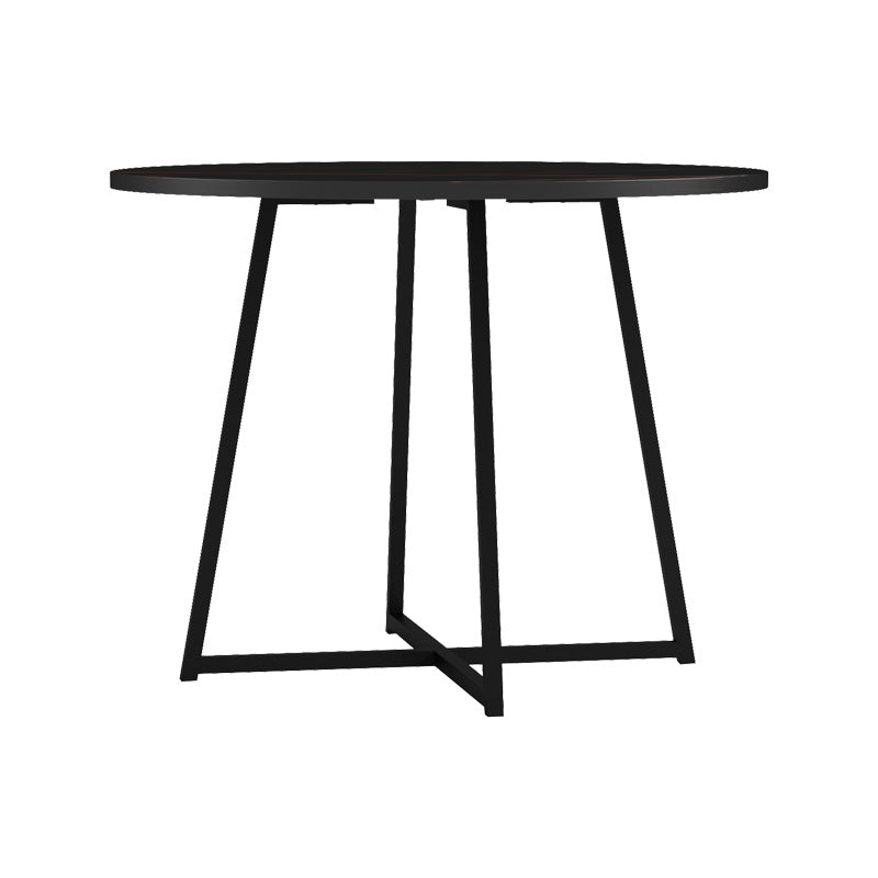 Masa de dining Sarah I, Marmura Neagra, Negre, 100x76 cm, foto produs