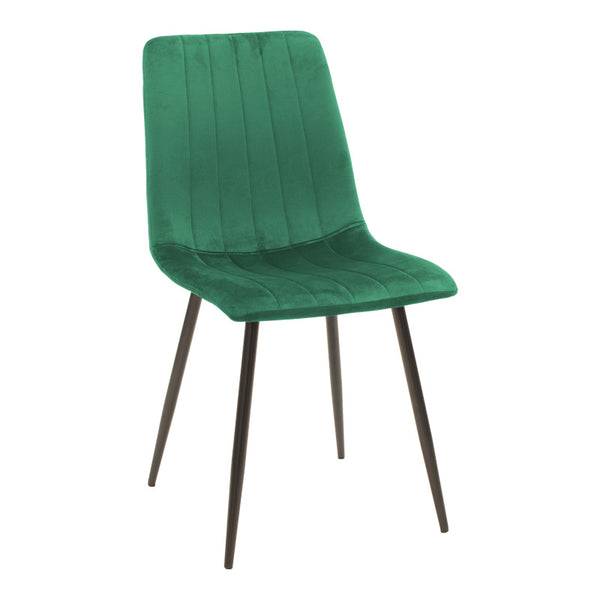 Masa de dining set Balou-Noor, negru-verde, D120x73 cm