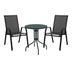 mobilier de gradina Masa de dining Vergo-Calan din metal neagra D60x70 cm