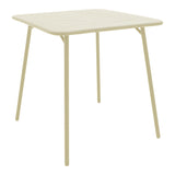 Masa de exterior Moraja, 70x70x73 cm - Crem