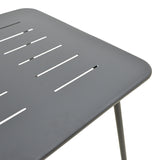 Masa de exterior Moraja, 70x70x73 cm - Negru