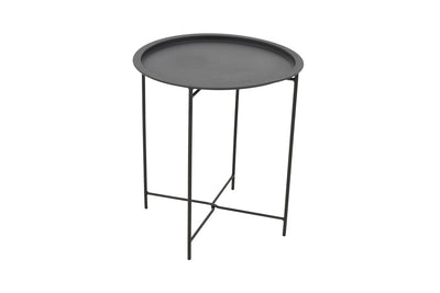 mobilier de gradina Masa de gradina Caius Negru 46x46x52 cm