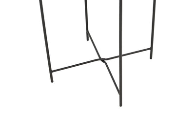Masa de gradina Caius, Negru, 46x46x52 cm, imagine suplimentara