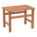 mobilier de gradina Masa de gradina Summrine de plaja din lemn de fag solid nuc 60x40x45 cm