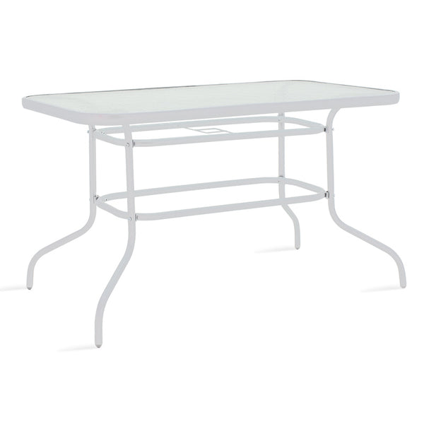 Masa de Gradina Valor, Alb, 120x70x70 cm