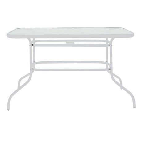 Masa de Gradina Valor, Alb, 120x70x70 cm