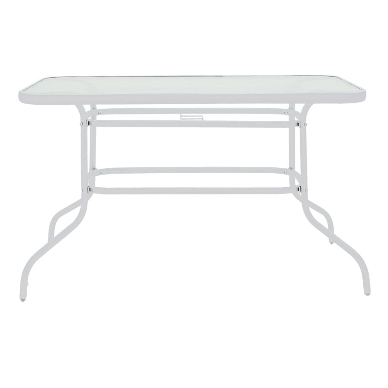 Masa de Gradina Valor, Alb, 120x70x70 cm, imagine suplimentara
