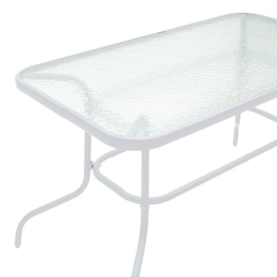 Masa de Gradina Valor, Alb, 120x70x70 cm, detaliu produs