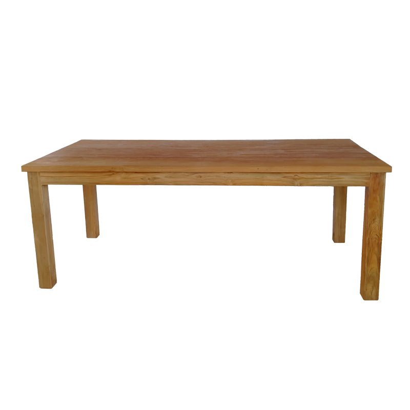 Masa de gradina Wooly Boho, Natural, 220x90x75 cm, detaliu produs