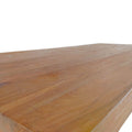 Masa de gradina Wooly Boho, Natural, 220x90x75 cm, perspectiva suplimentara