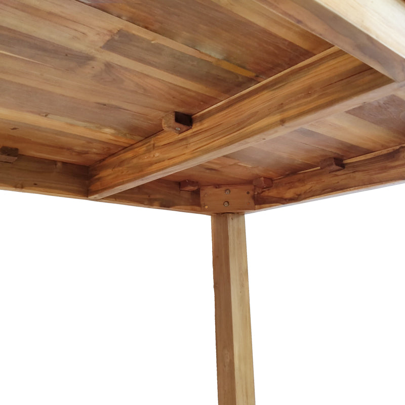 Masa de gradina Wooly Boho, Natural, 220x90x75 cm, foto produs
