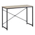 birou modern Masa de lucru Bailon, Stejar cu metal negru 100x40x70 cm
