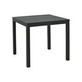 Masa de plaja din aluminiu Kliton, Aluminiu, Diverse culori, 45x45x41 cm - Negru
