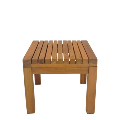 Masa de plaja Poly Boho, Natural, 35x35x30 cm, detaliu produs