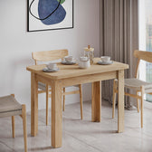 Masa de sufragerie Celeste, Stejar, 100x60x74 cm, imagine suplimentara