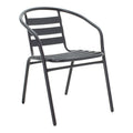 Masă de sufragerie cu funcție de dining Valor-Tade, Set 5 piese, Metal negru-Glas, 110x60x70 cm, imagine suplimentara