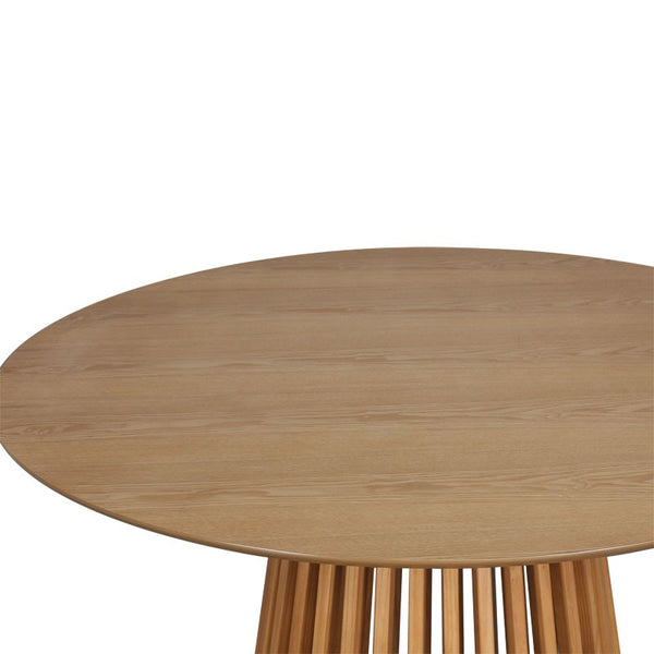 Masa de sufragerie Domonic, Natural, D120x75 cm