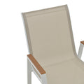 Masa de sufragerie Kliton - Azelie set de 3 aluminiu, alb, 80x80x74 cm, foto produs 7