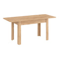 Masa de sufragerie Quiin extensibila stejar 120-174x70x74 cm