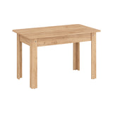 Masa de sufragerie Quiin extensibila, stejar, 120-174x70x74 cm