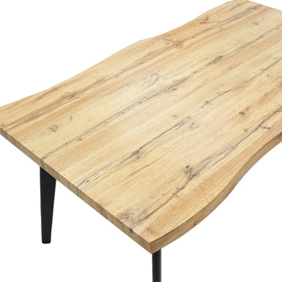 Masa de sufragerie Velto, Sonoma, 160x90x76 cm, detaliu produs