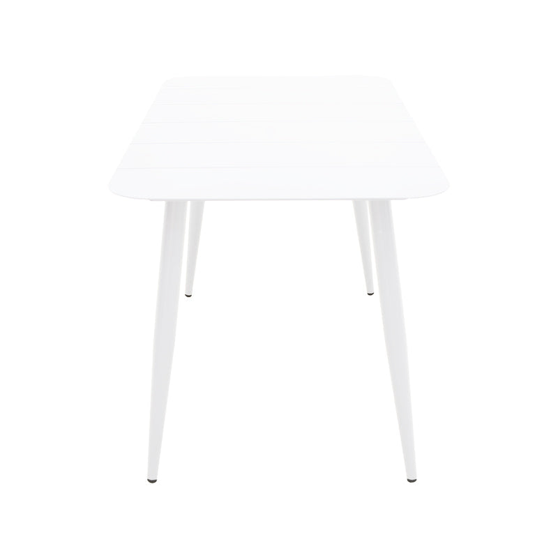 Masă Aluminiu Vista, Aluminiu, Antracit, 120x70x72 cm - WHITE